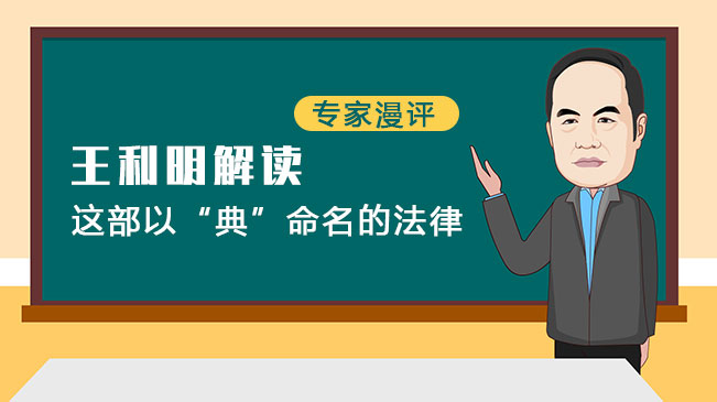 【專家漫評】王利明解讀這部以&ldquo;典&rdquo;命名的法律