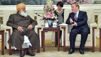 Arken Imirbaki meets Pakistan's official in Beijing