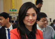 外長記者會現場女記者