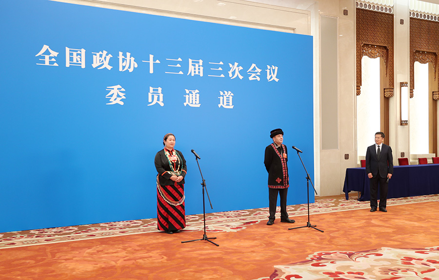 &ldquo;委員通道&rdquo;采訪活動現(xiàn)場