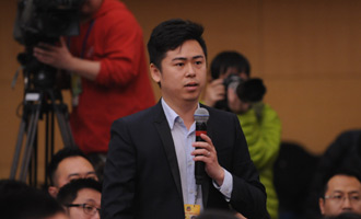 深圳衛視記者提問