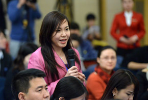 香港衛視記者提問