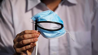 吃飯不用摘下 以色列發明&ldquo;就餐口罩&rdquo;