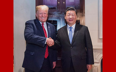 習(xí)近平同美國總統(tǒng)舉行會晤