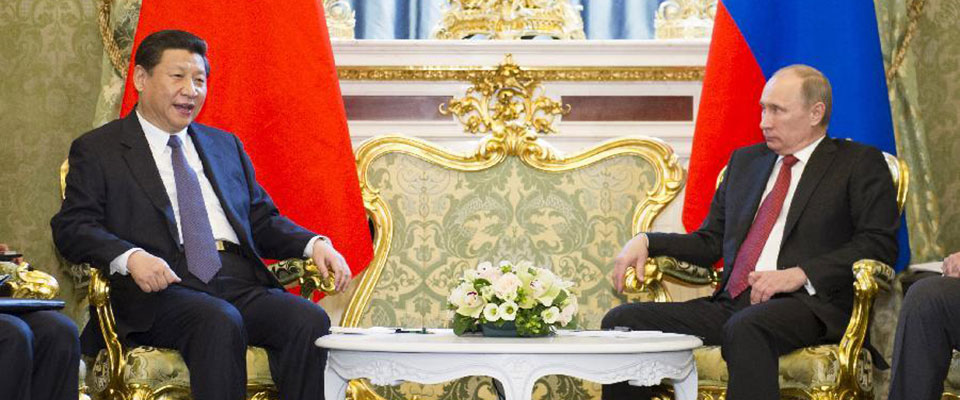 2013年3月，習近平與普京舉行會談