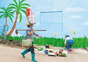 當(dāng)古村落偶遇韓國(guó)藝術(shù)